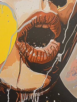 Poster arredo donna pop art
