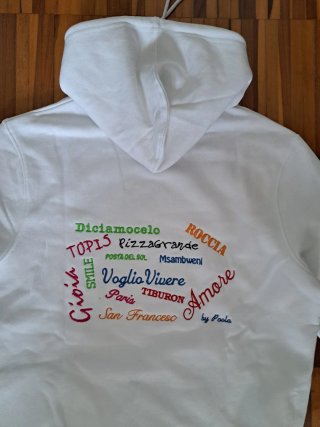 Felpa Paola Marella con cappuccio