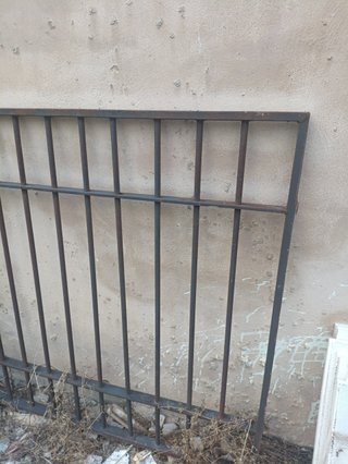 Valla de forja de hierro 3,70 X 1,30
