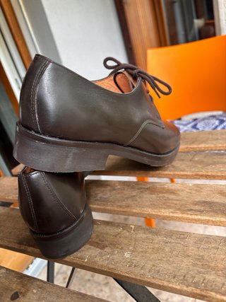 Scarpe uomo in vera pelle marrone