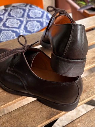 Scarpe uomo in vera pelle marrone