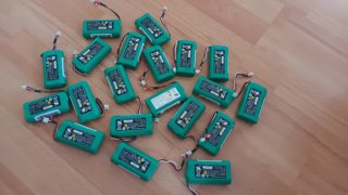 Batterie al litio ricaricabili 7.2-8V 450mA
