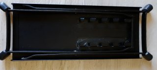 Reposapiés Guitarra Plegable Negro