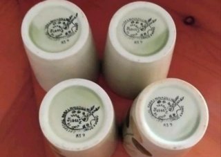 Jarra y 4 vasos cerámica Gil Vargas
