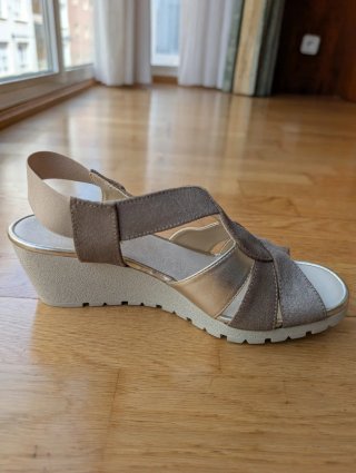 Sandalias The Flexx Vera Pelle Talla 41 Doradas