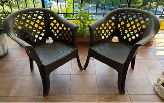 Conjunto terraza/jardín: sofá + 2 sillones + mesa