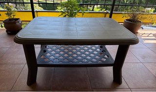 Conjunto terraza/jardín: sofá + 2 sillones + mesa