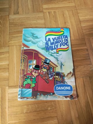 Lote 2 Álbumes Willy Fog Danone
