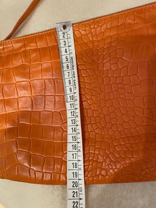 Borsetta Gianni Chiarini vera pelle arancione