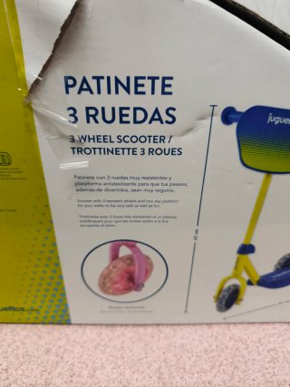 Patinete Juguettos 3 Ruedas Rosa