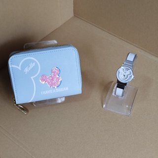 Cartera y Reloj Mickey Mouse