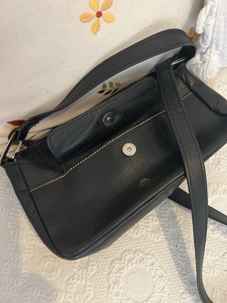 Bolso de piel Acosta negro