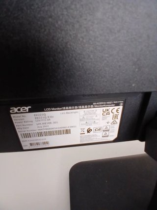 Monitor Acer Negro