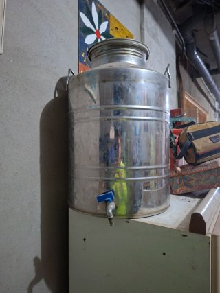 Bidón inoxidable con grifo