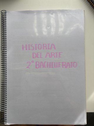 Apuntes historia del arte 2 Bachillerato