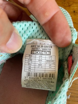 Calzado Río Decathlon Talla 34