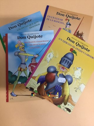Lote Cómics Miguel de Cervantes Don Quijote