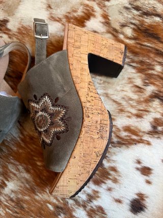 Sandalias Annella Shoes Tacon Plataforma