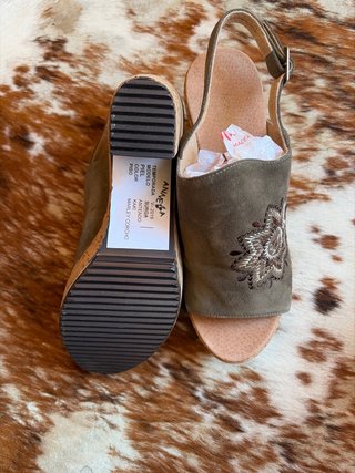 Sandalias Annella Shoes Tacon Plataforma