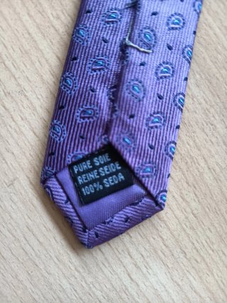 Corbata italiana de seda de Uomo Seta