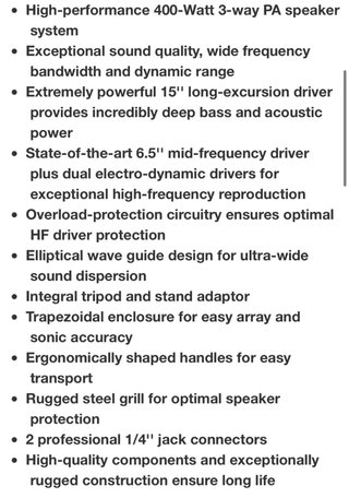 Altavoces Behringer Eurolive S1530