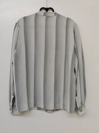 Blusa Vintage Seda Rayas Talla Única