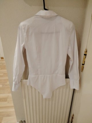 Camisa Body Zara Talla XS Blanca