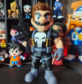 Figura Mario Punisher con Rifle
