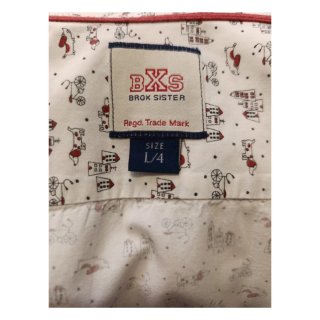 Camisa blanca estampada