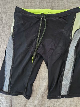 Bañador Natación Nabaiji Negro y Verde