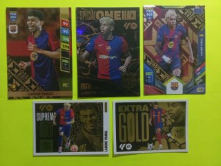 Lote 5 Cromos Lamine Yamal Barcelona