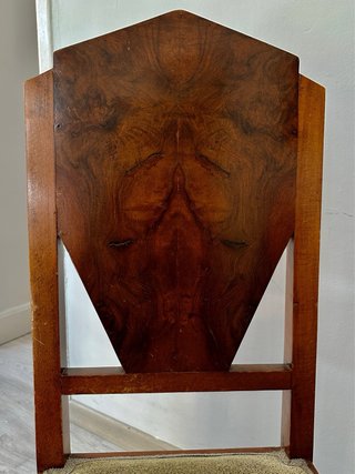 6 Sillas vintage Art Déco (Años 30). Raíz de Nogal