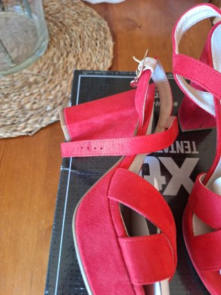 Sandalias Xti Rojas Tacon