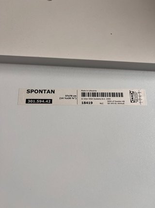 Pizarra Blanca Magnética IKEA SPONTAN