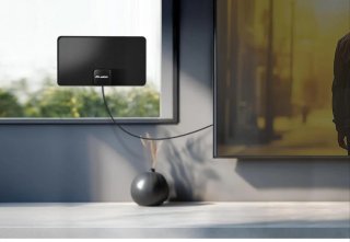 Meliconi Easy Fit Antenna TV Amplificata Ultra Sli