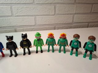 Lote mini Playmobil Superhéroes y Villanos kinder