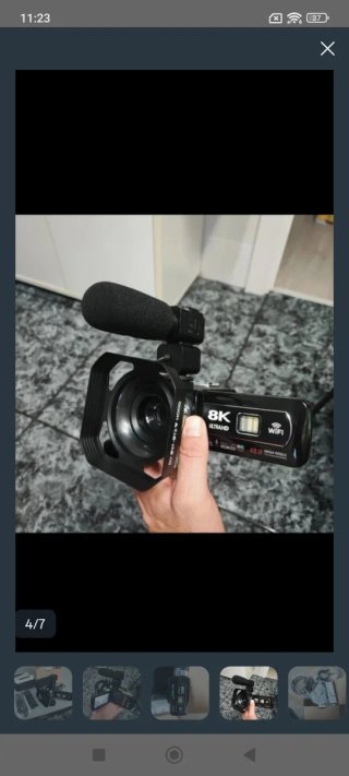 Videocámara 8K Negra incluye sd1 tb