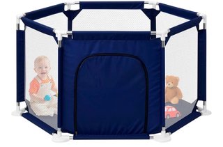 Parque Infantil Hexagonal Azul