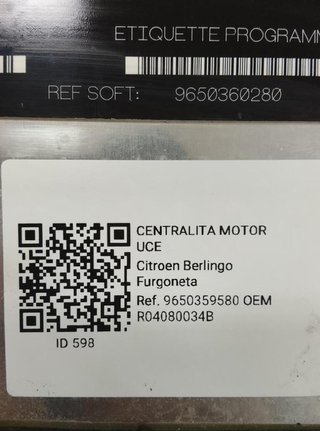 598 centralita motor r04080034b citroen berlingo