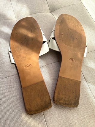 Sandalias Zara Blancas