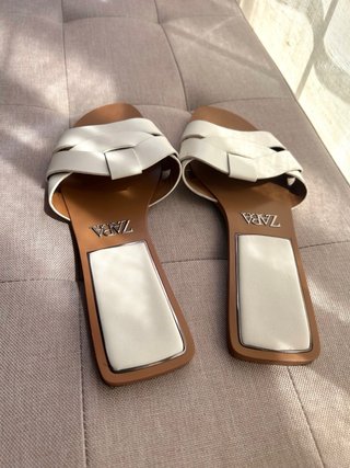 Sandalias Zara Blancas