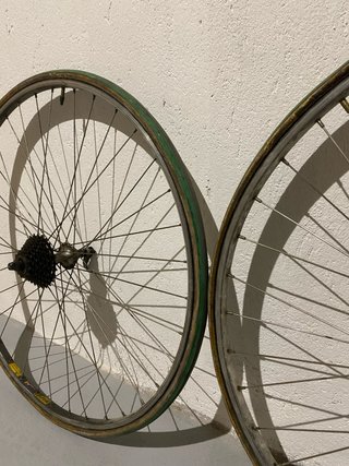 3 Ruedas Carretera bicicleta + 2 tubulares