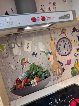 Cocina de juguete de madera