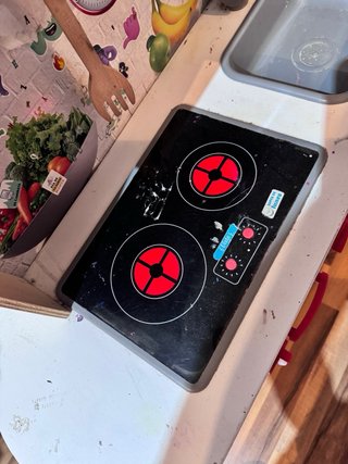 Cocina de juguete de madera