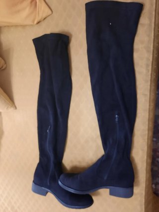 Botas altas negras talla 37
