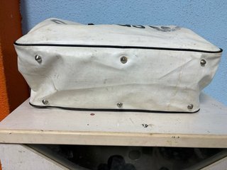 Bolsa Deporte Adidas Blanca Vintage