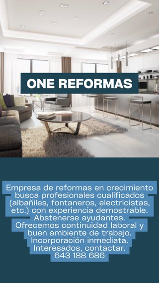 Necesitamos profesionales en Madrid