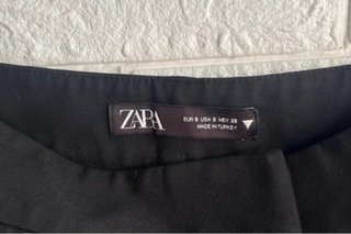 Falda Zara Negra Talla M