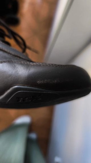 Botas de Moto Cuero Marrón Talla 39