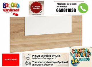 Cabecero Juvenil 24€